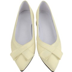 Creamy Yellow	 - 	bow Heels