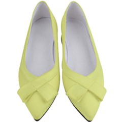 Key Lime Yellow	 - 	bow Heels by ColorfulShoes