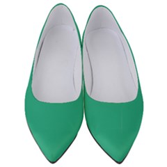 Mountain Meadow Green	 - 	low Heels by ColorfulShoes