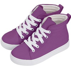 Plum Purple	 - 	hi-top Skate Sneakers by ColorfulShoes
