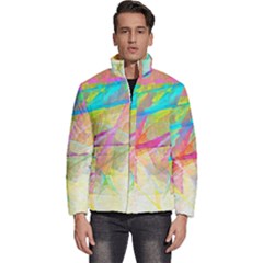 Abstract-14 Men s Puffer Bubble Jacket Coat by nateshop