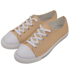 Cute Sunset Orange	 - 	low Top Canvas Sneakers by ColorfulShoes