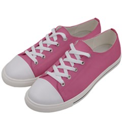 Aurora Pink	 - 	low Top Canvas Sneakers by ColorfulShoes