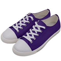 Ultra Violet Purple	 - 	low Top Canvas Sneakers by ColorfulShoes