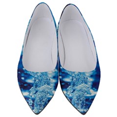 Water Blue Wallpaper Women s Low Heels by artworkshop