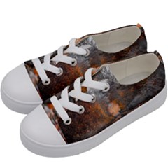 Breathe In Nature Background Kids  Low Top Canvas Sneakers by artworkshop