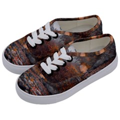 Breathe In Nature Background Kids  Classic Low Top Sneakers by artworkshop