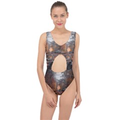 Breathe In Nature Background Center Cut Out Swimsuit by artworkshop