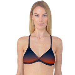Sky Gradient Reversible Tri Bikini Top by artworkshop