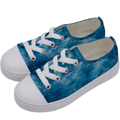 Blue Water Speech Therapy Kids  Low Top Canvas Sneakers by artworkshop