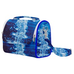 Water Blue Wallpaper Satchel Shoulder Bag by artworkshop