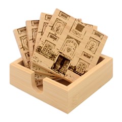 Mosque Bamboo Coaster Set by artworkshop