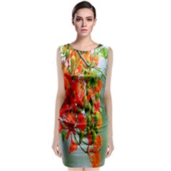 Gathering Sping Flowers Wallpapers Classic Sleeveless Midi Dress by artworkshop