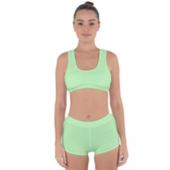 Light Jade	 - 	racerback Boyleg Bikini Set by ColorfulSwimWear