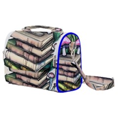 Liberty Cap Magic Mushroom Charm Satchel Shoulder Bag by GardenOfOphir