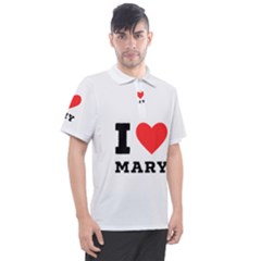 I Love Mary Men s Polo Tee