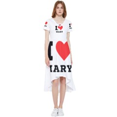 I Love Mary High Low Boho Dress