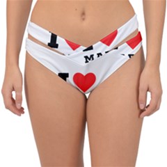 I Love Mary Double Strap Halter Bikini Bottoms by ilovewhateva