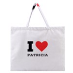 I love patricia Zipper Large Tote Bag