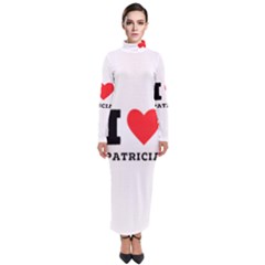 I Love Patricia Turtleneck Maxi Dress