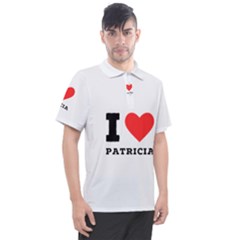 I Love Patricia Men s Polo Tee