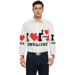 I Love Linda  Men s Long Sleeve Pocket Shirt  by ilovewhateva