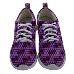 Pattern Seamless Design Decorative Hexagon Shapes Women Athletic Shoes
