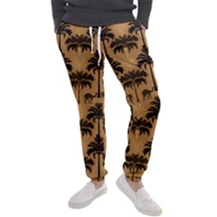 Ai Generated Camels Palm Trees Pattern Men s Jogger Sweatpants by Ravend