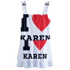 I Love Karen Kids  Layered Skirt Swimsuit