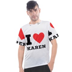 I Love Karen Men s Sport Top