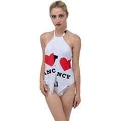 I Love Nancy Go With The Flow One Piece Swimsuit by ilovewhateva