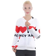 I Love Nancy Casual Zip Up Jacket by ilovewhateva
