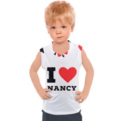 I Love Nancy Kids  Sport Tank Top