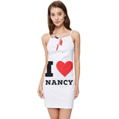 I Love Nancy Summer Tie Front Dress