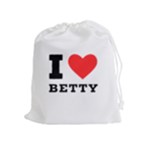 I love betty Drawstring Pouch (XL)