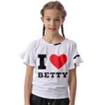 I love betty Kids  Cut Out Flutter Sleeves