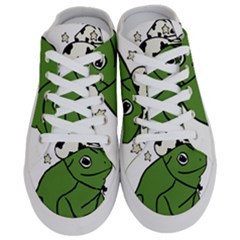 Frog With A Cowboy Hat Half Slippers by Teevova