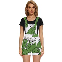 Frog With A Cowboy Hat Short Overalls by Teevova