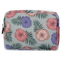 Flowers Petals Pattern Drawing Design Background Make Up Pouch (medium) by Ravend