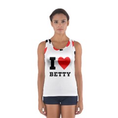 I Love Betty Sport Tank Top  by ilovewhateva