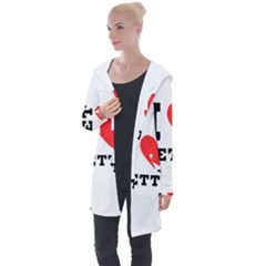 I Love Betty Longline Hooded Cardigan by ilovewhateva