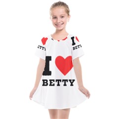I Love Betty Kids  Smock Dress by ilovewhateva