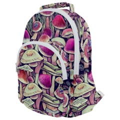 Sorcery Mushroom Rounded Multi Pocket Backpack by GardenOfOphir