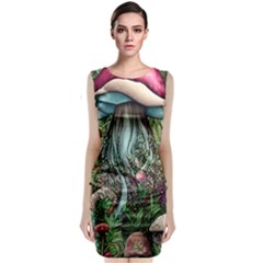 Craft Mushroom Classic Sleeveless Midi Dress by GardenOfOphir