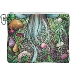 Craft Mushroom Canvas Cosmetic Bag (xxxl) by GardenOfOphir