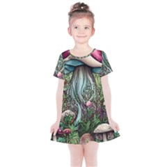 Craft Mushroom Kids  Simple Cotton Dress by GardenOfOphir