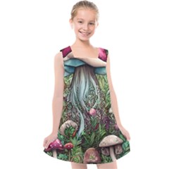 Craft Mushroom Kids  Cross Back Dress by GardenOfOphir