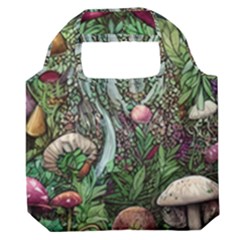 Craft Mushroom Premium Foldable Grocery Recycle Bag by GardenOfOphir