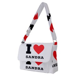 I Love Sandra Full Print Messenger Bag (m) by ilovewhateva