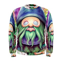 Enchanted Mushroom Forest Fairycore Men s Sweatshirt by GardenOfOphir
